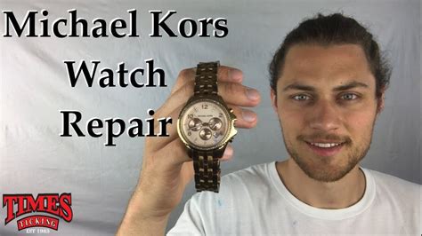 michael kors watch cleaning service|Michael Kors Watch face replacement.